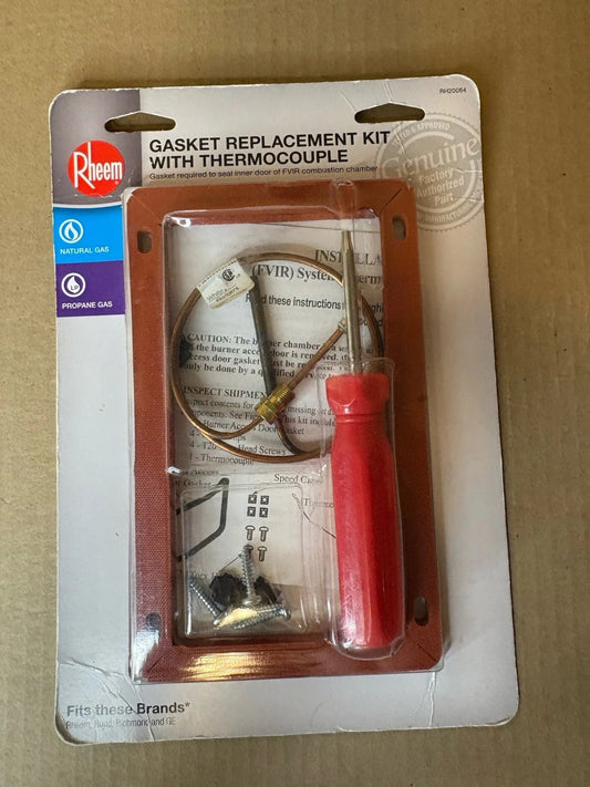 Gasket Replacement Kit with Thermocouple for FVIR Water Heater EBTC FVIR KIT