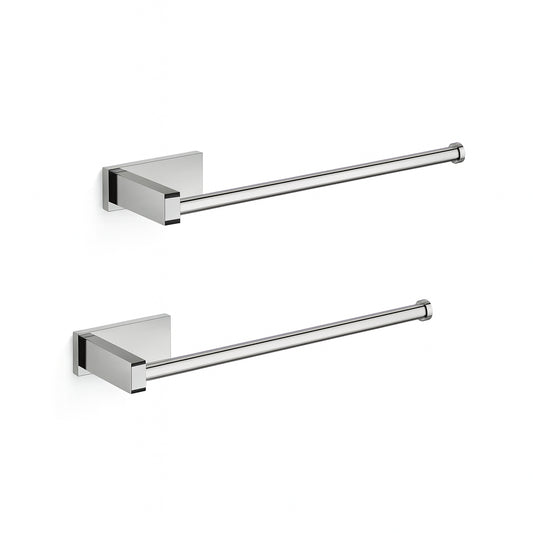2 Pack Paper Towel Holder Wall Mount Self Adhesive or Drilled Paper Towel Holder Under Cabinet in Brushed Nickel Y W2287 P151990