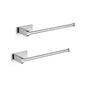 2 Pack Paper Towel Holder Wall Mount Self Adhesive or Drilled Paper Towel Holder Under Cabinet in Brushed Nickel Y W2287 P151990