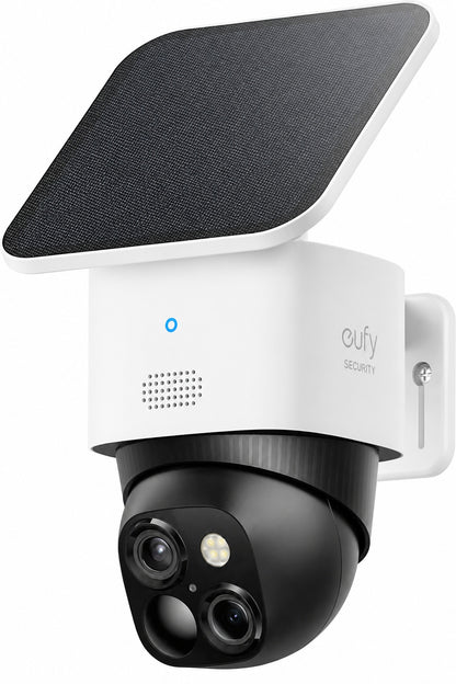 eufy S340 SoloCam Wireless Outdoor Solar Pan and Tilt Security Camera with 360 Degree Surveillance and No Monthly Fee T81701W1