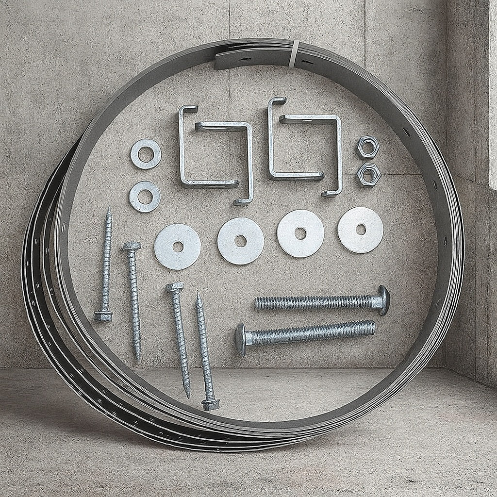 120 gal. Galvanized Steel Water Heater Restraining Strap EBSTRAP120