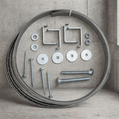 120 gal. Galvanized Steel Water Heater Restraining Strap EBSTRAP120