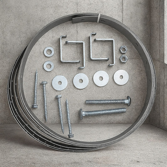 120 gal. Galvanized Steel Water Heater Restraining Strap EBSTRAP120