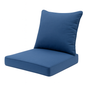 Hampton Bay 24 in. W x 24 in. D Cushionguard Deep Seat Universal Outdoor Cushion in Lake Twist