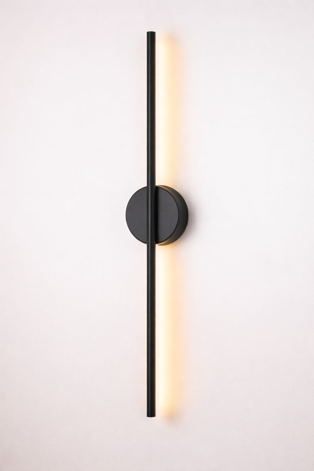 Rennnsan Aidan 27 5 in 1 Light Black Linear Dimmable LED Wall Sconce