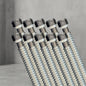 3/4 in. FIP x 3/4 in. FIP x 24 in. Stainless Steel Corrugated Water Heater Supply Line Pro-Pack (10 Count)