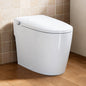 HOROW Non Electric Elongated Bidet Toilet 1 0 GPF in White with ADA Chair Height Foot Kick to Flush HR T30