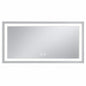 KeonJinn 48 in W x 24 in H Rectangular Frameless LED Lighted Bathroom Vanity Mirror with Light with Backlit and Anti Fog HD ZBG2 12161F