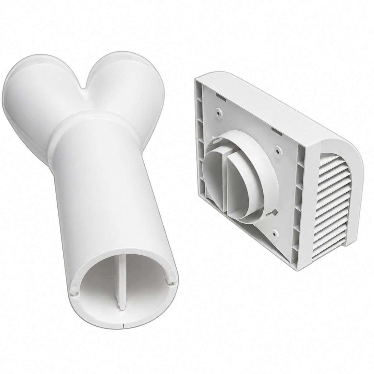 Panasonic Exterior Wall Cap Accessory Designed for WhisperComfort Model FV 06VE1 ERV Exhaust and Supply Air Flow