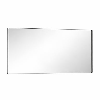 Keonjinn 72 In W X 36 In H Modern Rectangular Black Bathroom Mirrors Aluminum Framed Wall Bathroom Vanity Mirror