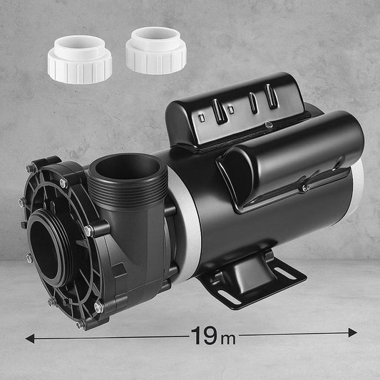 2 Speed SPA Pump 48 Frame AC 110 120 Volt Hot Tub Spa Pump 1.5 HP High Speed or 0.46 HP Low Speed for Hot Tub UL Listed 197988194071 VEVOR