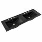 Swiss Madison 18 5 in W x 47 88 in D Ceramic Vanity Top in Matte Black
