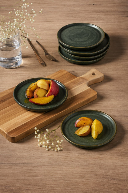 GREENERY BREAD PLATE (SET OF 6)