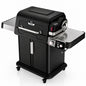 NINJA FlexFlame Plus 3 Burner Outdoor Cooking BBQ 5 in 1 Propane and Electric Grill Smoker Roaster Pizza Maker in Black PG302
