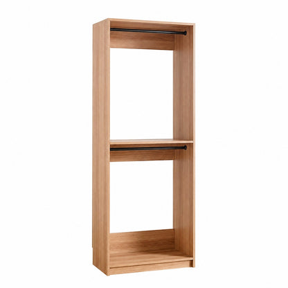 Klair Living Prosper 32 in W Oak Tower Unit 1 Shelf 2 Rods Wood Closet System Prosper A Oak