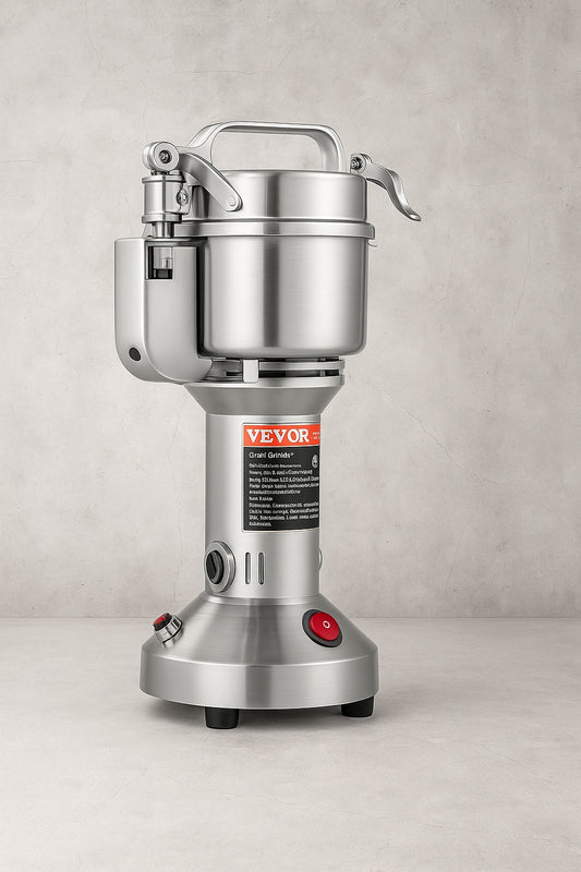 150g Electric Grain Mill Grinder, High Speed 850-Watt Commercial Spice Grinders, Stainless Steel Pulverize Machine