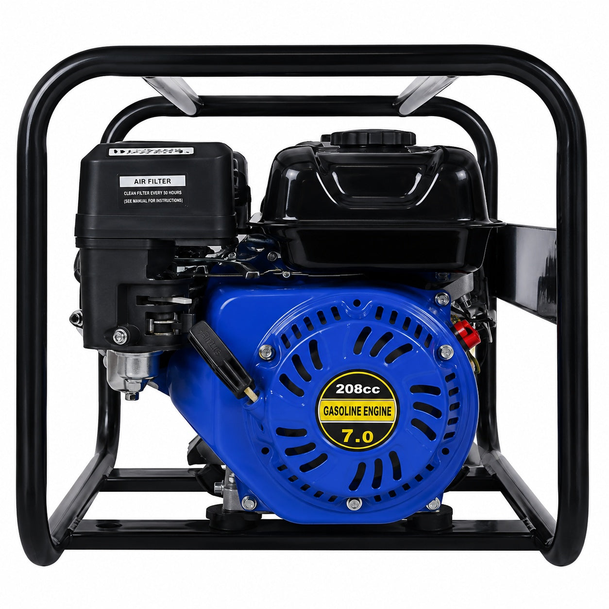 Tahanbath Trash Pump 3 in 209cc 7HP 4 Stroke OHV ENGINE Gas Powered Full Trash Water Pump 50 ft Discharge Hose