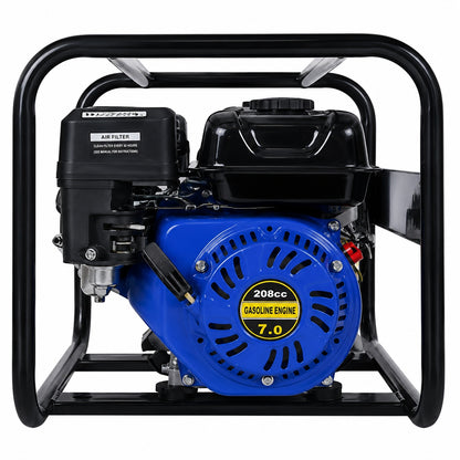 Tahanbath Trash Pump 3 in 209cc 7HP 4 Stroke OHV ENGINE Gas Powered Full Trash Water Pump 50 ft Discharge Hose