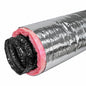 Everbilt 8 in x 25 ft R8 Insulated Flexible Duct Silver Jacket F8IFD8x300