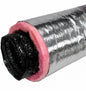 Everbilt 10 in x 25 ft R8 Insulated Flexible Duct Silver Jacket