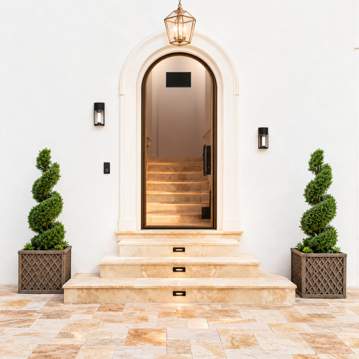 Poetree 3 ft Artificial Cedar Spiral Topiary Tree in Pot 2 Pack HDSSSBSLX90CM 2
