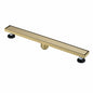 Tahanbath 24 in Linear Shower Drain Included Hair Strainer and Leveling Feet Z