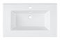 Eridanus Dayton 31 in W x 22 in D Vitreous China Vanity Top in White with Single Faucet Hole Sink Only ERI VT423S