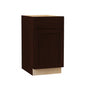 Hampton Bay 36 in. W x 12 in. D x 42 in. H Ready to Assemble Plywood Shaker Wall Kitchen Cabinet in White Oak