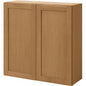 Hampton Bay Avondale 30 in W x 24 in D x 34 5 in H Ready to Assemble Plywood Shaker Base Kitchen Cabinet in White Oak