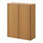 Hampton Bay Leyton 27 in W x 12 in D x 30 in H Ready to Assemble Plywood Slim Shaker Wall Kitchen Cabinet in White Oak