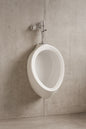 Hanikes Round 0.125 GPF High-Efficiency Urinal with Top Spud in White