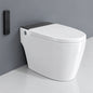 YULIKA Elongated Smart Toilet with Bidet Built In 1 28 GPF Bidet Toilet with Tank Auto Flush Auto Close Open Lid Foot Sensor HD ST001