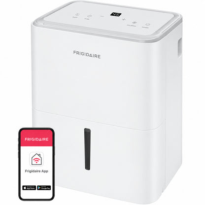Frigidaire 22 pt 1500 sq ft Dehumidifier with Bucket in White FHDD2234W1