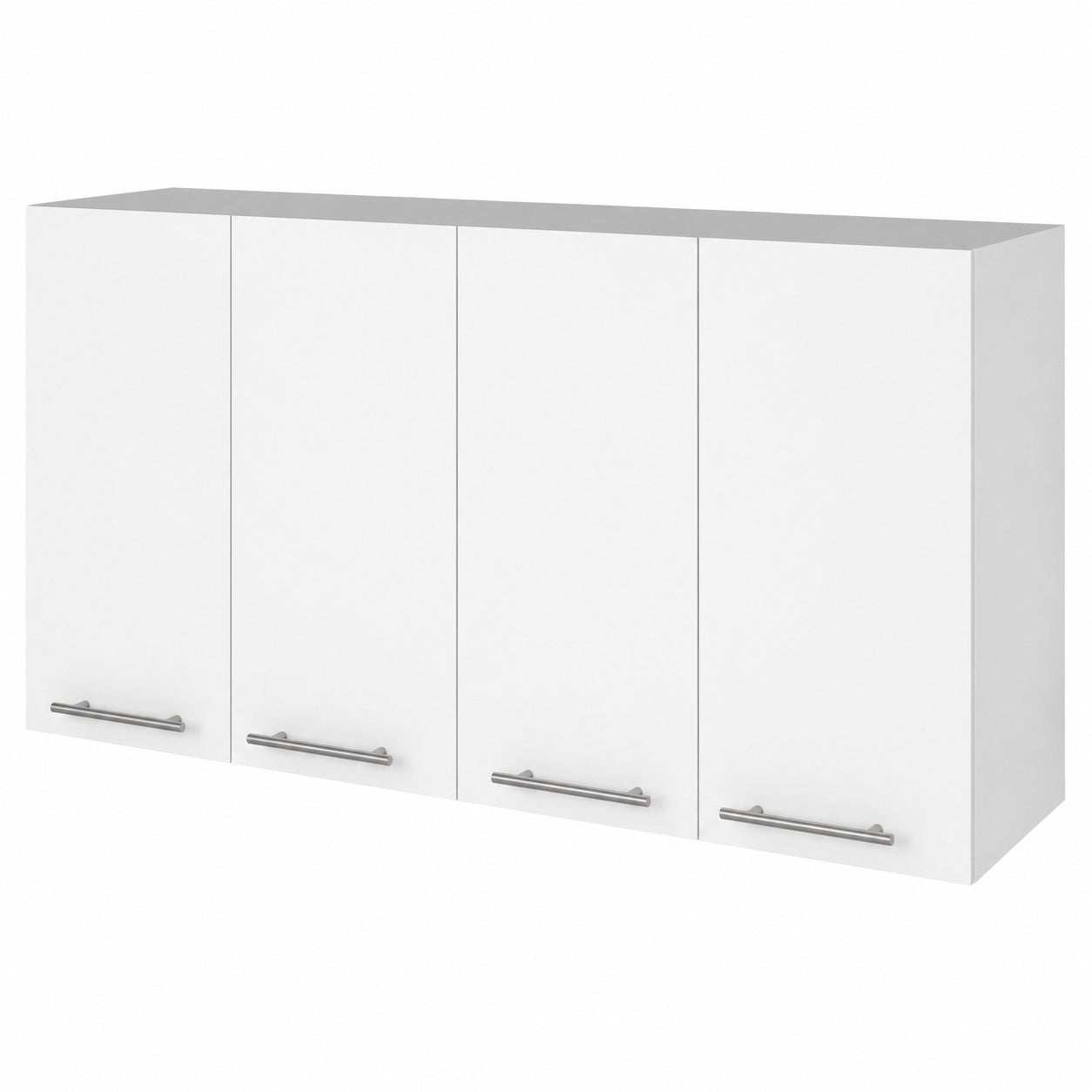 Tahanbath Stockton Rectangle 4 Swing Doors Wall Cabinet in White Z