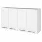 Tahanbath Stockton Rectangle 4 Swing Doors Wall Cabinet in White Z