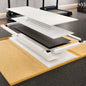 Swafrrt 2 Pieces 24 in W x 48 in H Rectangle Frameless Wall Mounted HD Gym Mirror Dance Mirror Vanity Mirror YG 12060x2