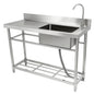 SVOPES 30 in. Farmhouse Kitchen Sink, 304 Stainless Steel Drop-In, Top Mount Single Bowl Basin with Ledge and Accessories