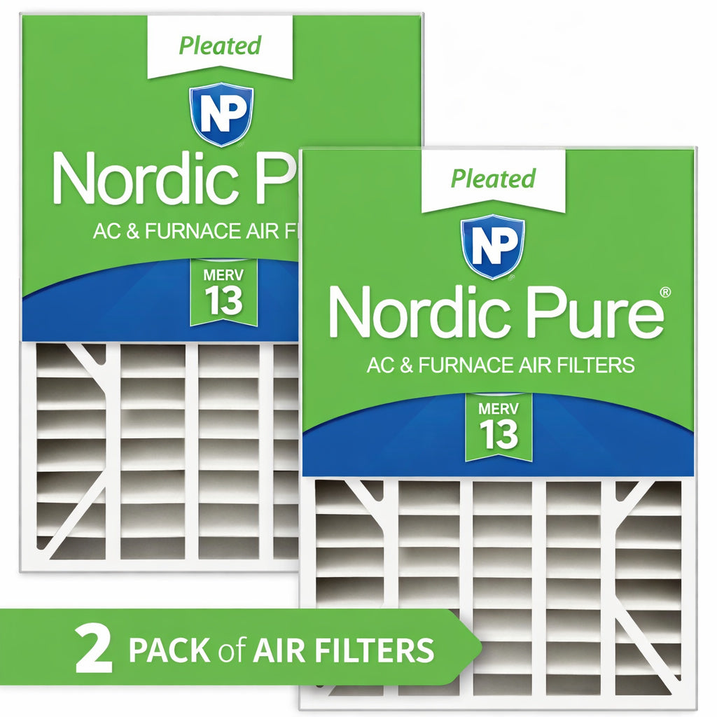 Nordic Pure 16 in x 20 in x 5 in Honeywell Lennox Replacement Air Filter MERV 13 2 Pack