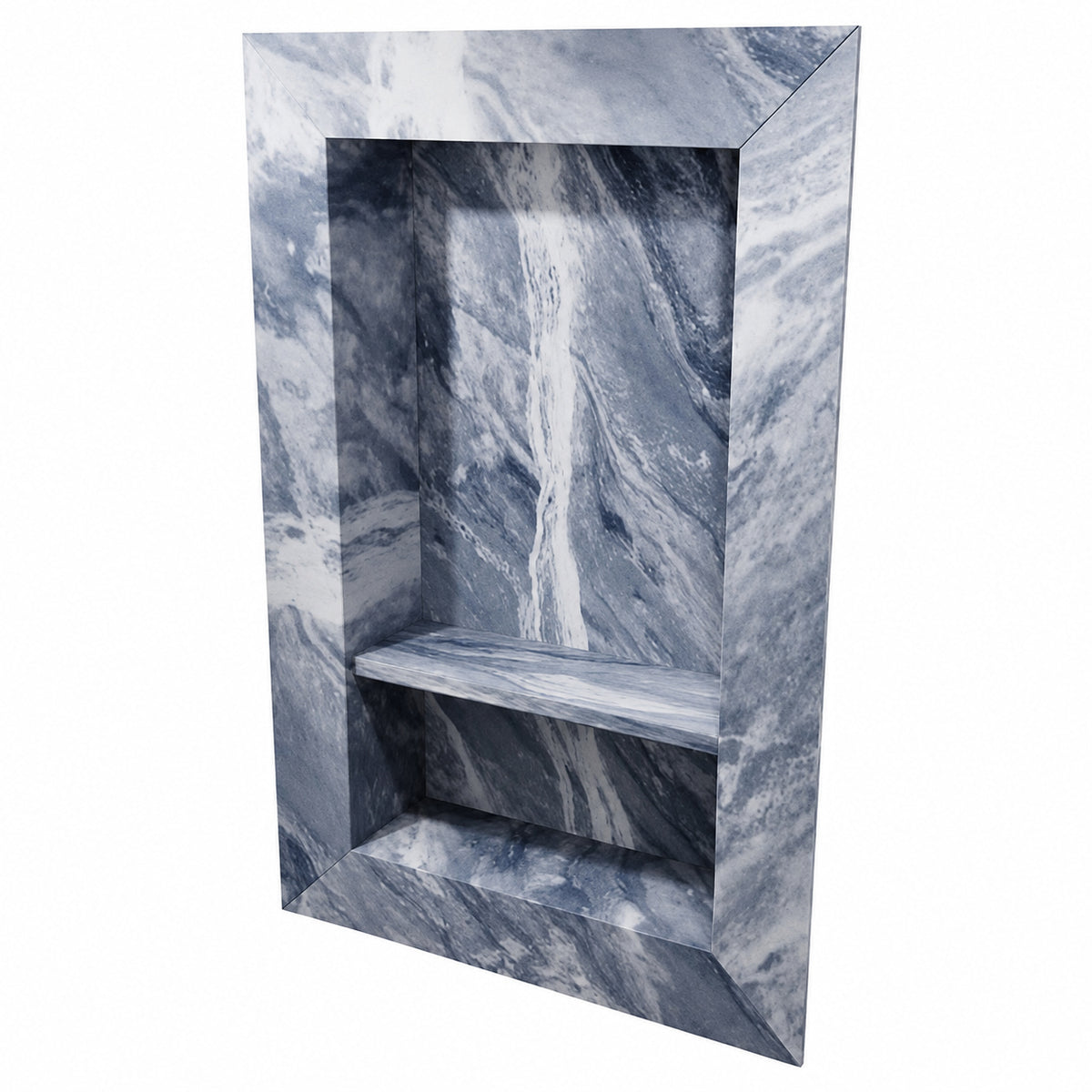 FlexStone 17 in x 26 in Recessed Shampoo Caddy in Beaumont FLXRSC1726BM