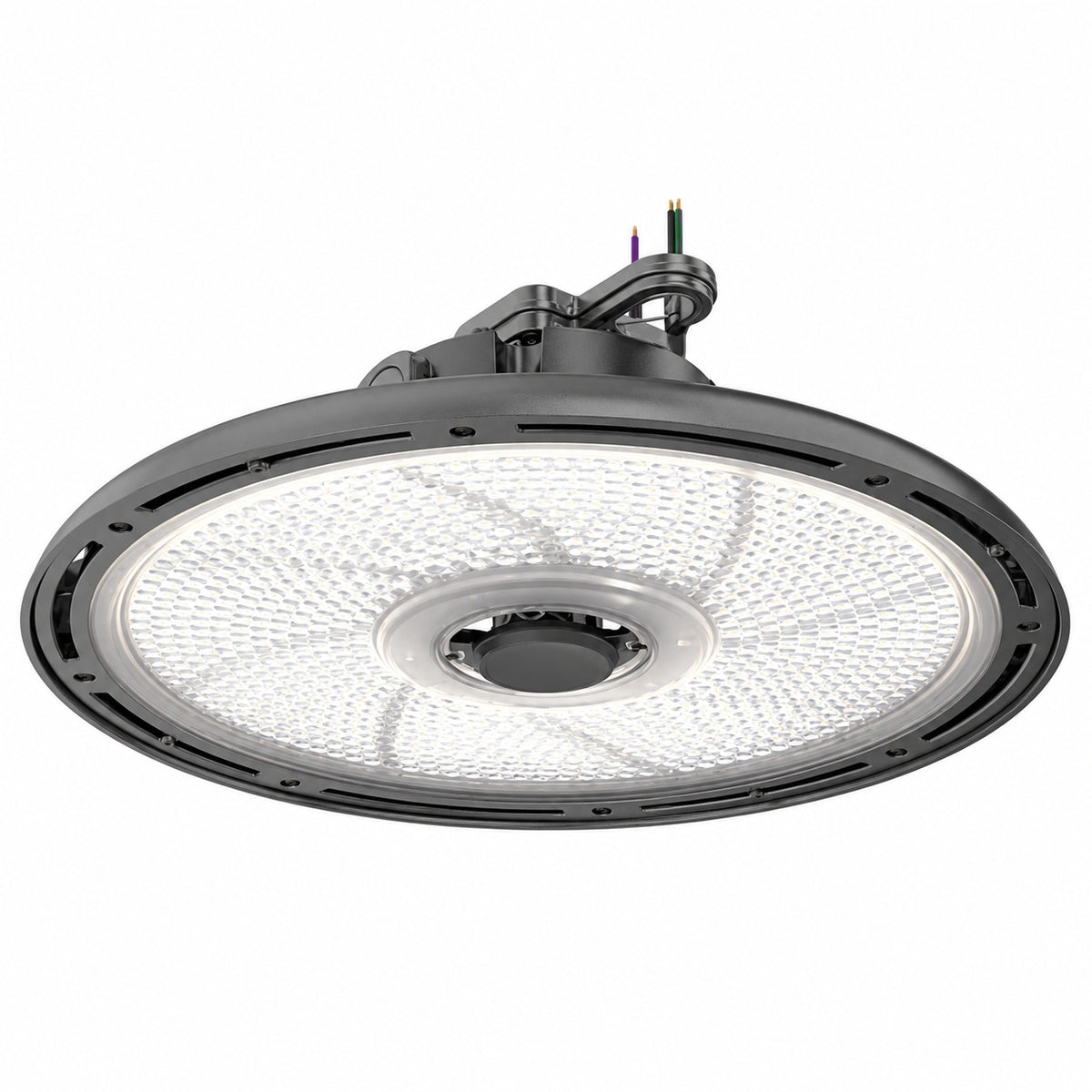 Lithonia Lighting Contractor Select REBL 14 6 in 400 Watt Equivalent Integrated LED Dimmable Black High Bay Light Fixture Switchable CCT REBL ALO16 UVOLT SWW3 80CRI DBL M2