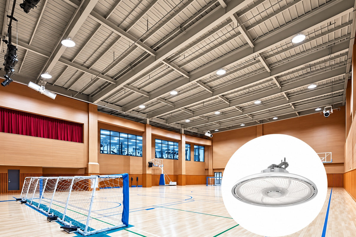 Lithonia Lighting Contractor Select REBL 14 6 in 400 Watt Equivalent Integrated LED Dimmable Black High Bay Light Fixture Switchable CCT REBL ALO16 UVOLT SWW3 80CRI DBL M2