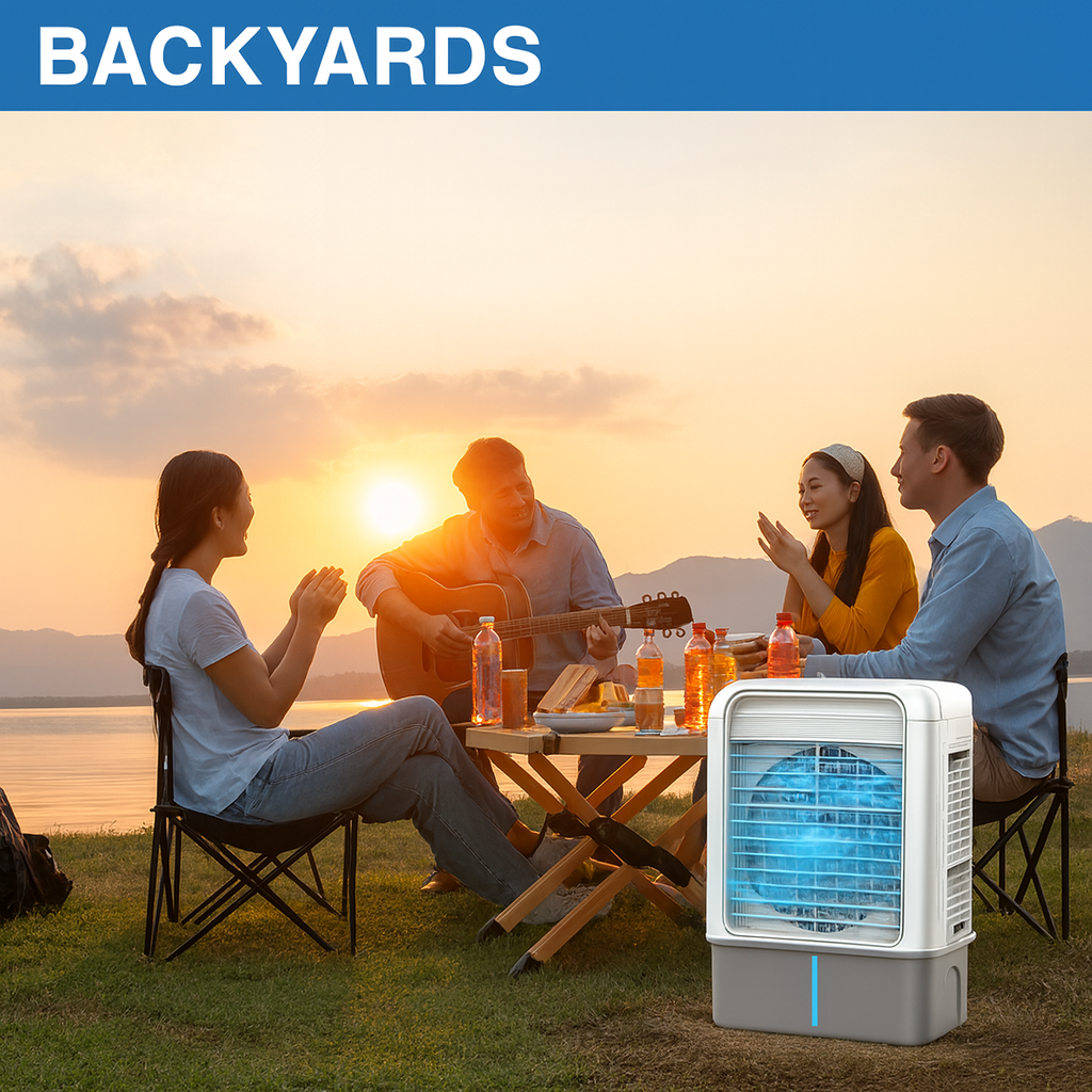 ARCTIC AIR 1300 CFM Portable 3 Speed Outdoor Evaporative Air Cooler