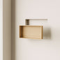Simple Project 24 in D x 12 in W x 4 in H Single Layer Recessed Shower Niche Bathroom Stainless Steel Shower Shelf in Matte Gold