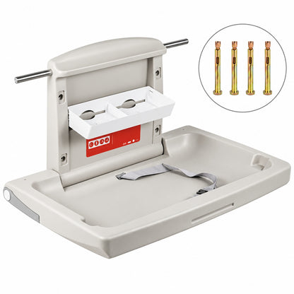 VEVOR Horizontal Baby Changing Table Wall mounted Baby Diaper Changing Station Vertical Fold Down Baby Changing Table YENBGHZ0000000001V0