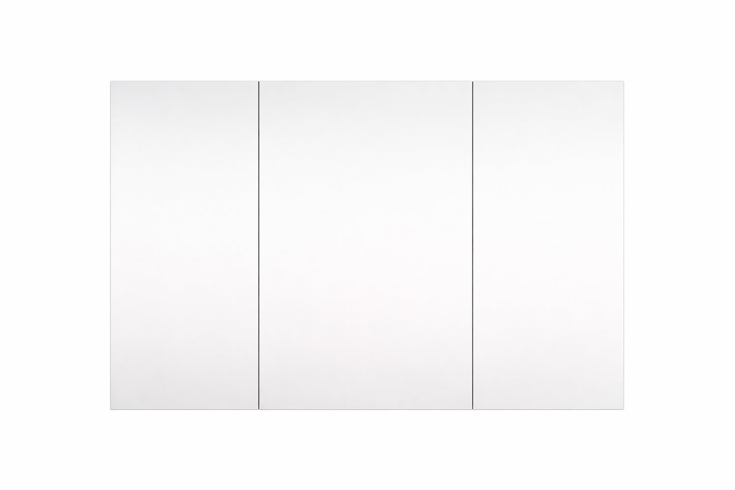 Forclover 48 In W X 30 In H Rectangular Medicine Cabinet With Mirror In Silver With Adjustable Shelves Soft Close
