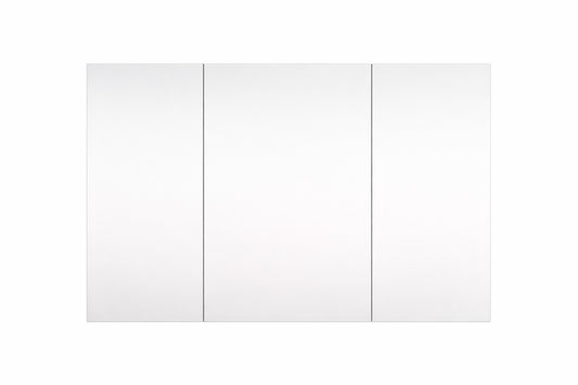 Forclover 48 In W X 30 In H Rectangular Medicine Cabinet With Mirror In Silver With Adjustable Shelves Soft Close