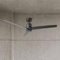IHOMEadore 54 in. Indoor Modern Oil Rubbed Bronze Downrod 6-Speed DC Motor Ceiling Fan with Remote Control