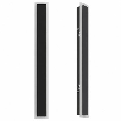 Briignite 24 in Black Vertical Integrated LED Wall Sconce Outdoor Indoor Waterproof 3000K Warm Light for Porch Deck and Garden HR WB14001BL 1AP3