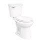 Gerber Maxwell Choice 12 in Rough in 2 Piece 1 28 GPF Single Flush Elongated Chair Height Toilet in White with Soft Close Seat