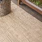 JONATHAN Y Light Ivory 6 ft x 9 ft Pata Hand Woven Chunky Jute Area Rug